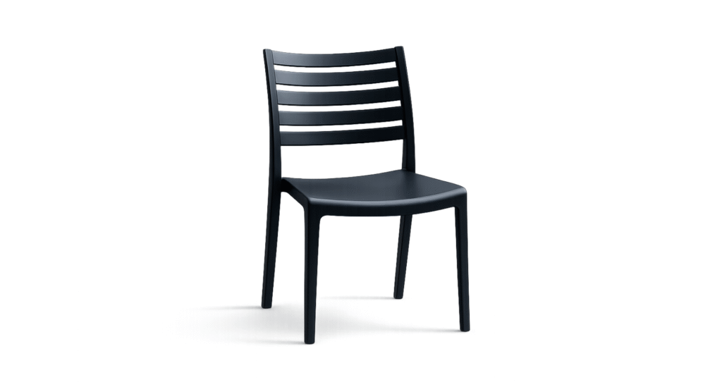 silla moderna plastica pp polipropileno para espacios comerciales restaurantes comedor apilable xawar Guatemala