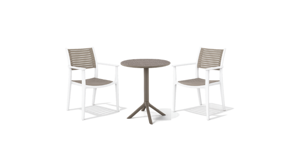 nardi silla moderna plastica pp polipropileno para espacios comerciales restaurantes comedor apilable xawar Guatemala apoyabrazos brazos modus novex Cemaco epa Kalea innovación Herman miller diseño